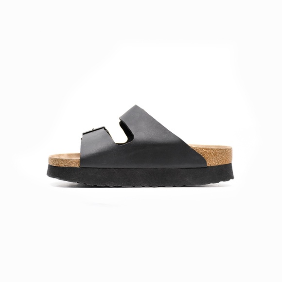 PAPILLIO® by BIRKENSTOCK® Arizona Flex Platform Birko-Flor in Black Size EU 39 - Picture 2 of 13